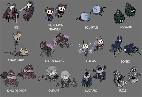 Hk Roster Part 4 Hollow Art Character Design Night Knight