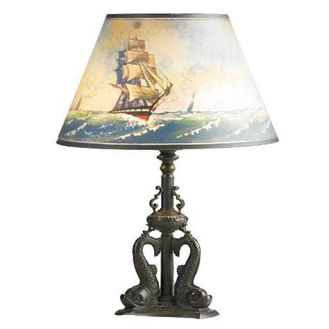 Pairpoint Fine Nautical Themed Table Lamp