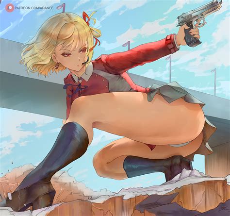 Chisato Nishikigi Lycoris Recoil By Araneesama Hentai Foundry