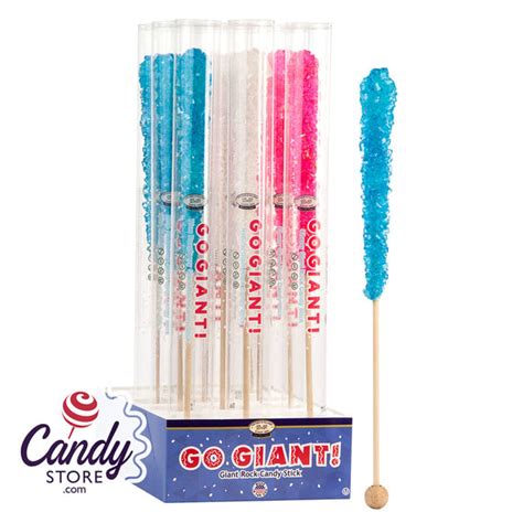 Dryden And Palmer Giant Rock Candy 12 Stick 195oz 24ct