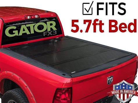 Gator Fx3 Hard Folding Tonneau Truck Bed Cover Compatible With 2019