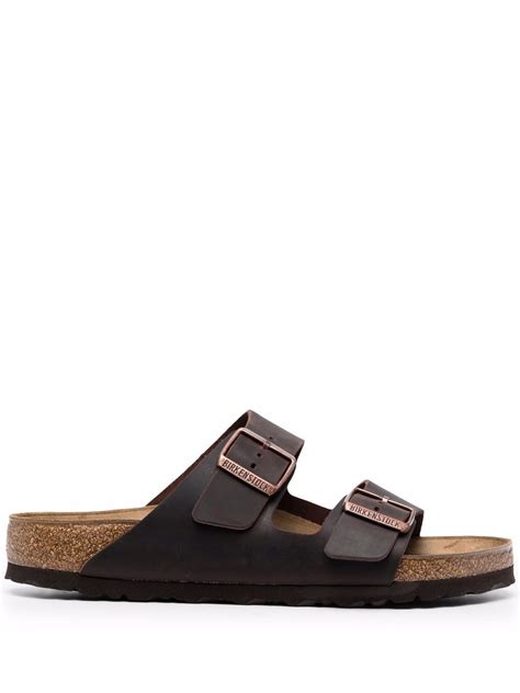 Birkenstock Arizona Oiled Leather Sandals Farfetch