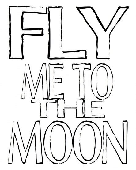 Fly Me To Moon Outline Fly Me To The Moon Photo Background Wallpapers