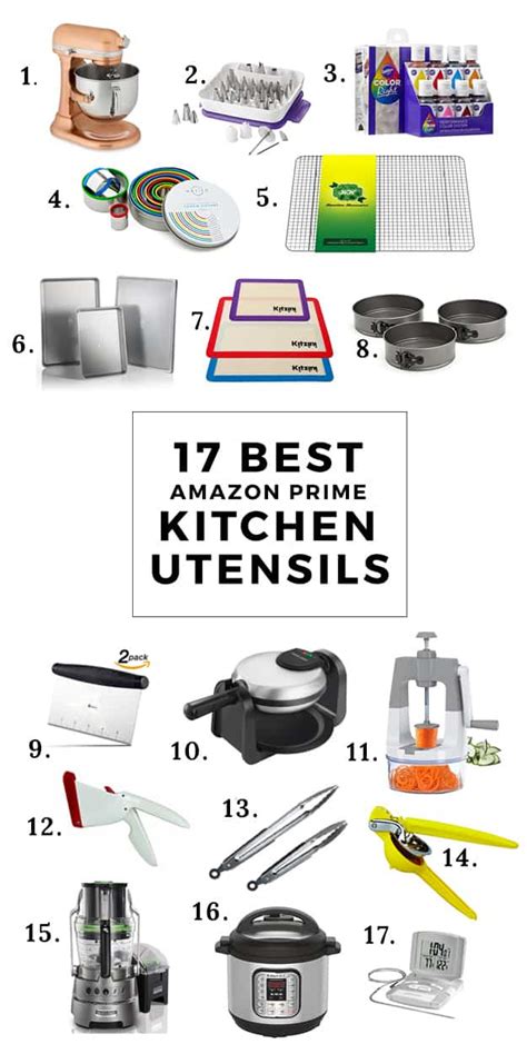 Names and pictures of the basic tools, utensils and equipment cooks use in the kitchen learn with flashcards, games and more — for free. 17 Best Amazon Prime Kitchen Utensils and Equipment | The ...