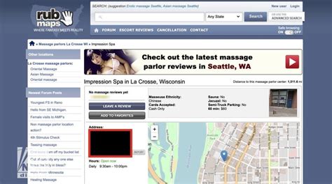 Massage Parlors With Listings On Illicit Website Operate On Properties