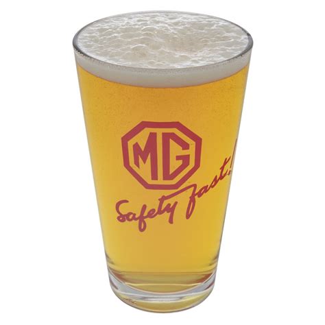 Beer Glass Set Mg Logo Set Of 4