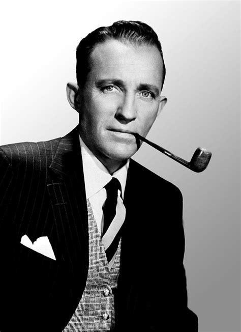 Bing Crosby Posed With Pipe Photograph By Globe Photos Fine Art America