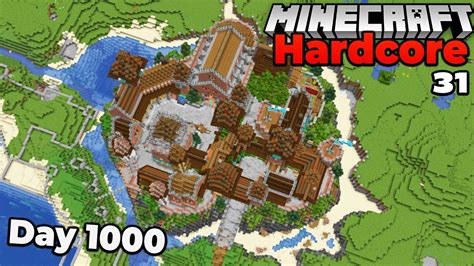 Finishing My Mega Base By Day 1000 In Hardcore Minecraft 117 Survival