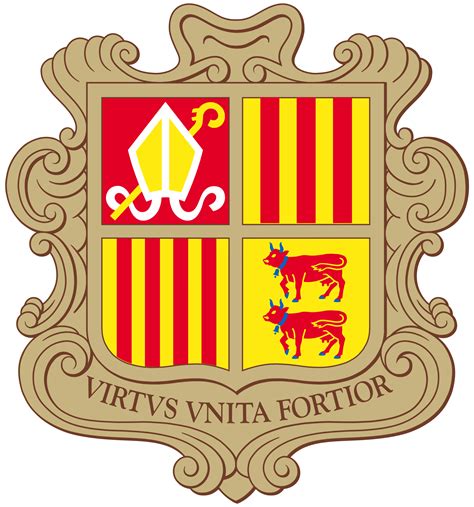 The Official Emblem Of The Andorra