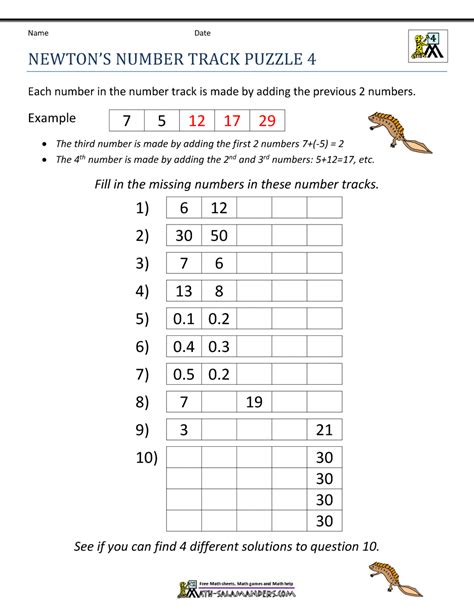 Fourth grade math worksheets, including multiplication and division worksheets, graph paper this section includes grid style math logic puzzle worksheets involving addition, subtraction percentages are another topic covered in 4th grade, and the percentage worksheets in this section can ve solved. Free Math Puzzles 4th Grade