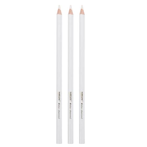 3pcs Charcoal Pencils Sketch White Pencils Drawing Sketching Painting