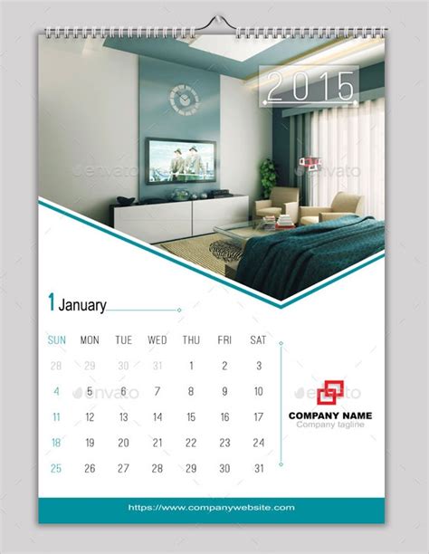 Indesign Calendar Template 9 Premium Download Sample Templates