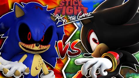 Sonicexe Vs Shadow Sonicexe And Shadow Play Stick Fight Youtube