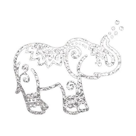 silver elephant temporary tattoo temporary tattoos