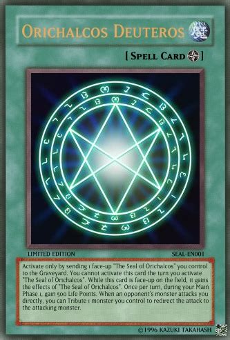 Seal of orichalcos prevent the summoning of monsters from the extra deck will destroy any special summon monsters that you control upon i tried using the card, but i couldn't: Nerfed Orichalcos Cards - Advanced Multiples - Yugioh Card Maker Forum