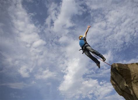 Jump Off A Cliff Stock Photo Image Of Risk Color Danger 76298424