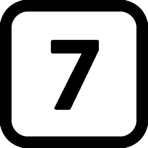 Numbers 7 Icon Windows 8 Iconpack Icons8