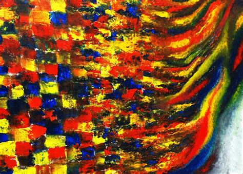 Buy RISE OF PASSION Handmade Painting by SAIKAT BAKSI. Code:ART_1665