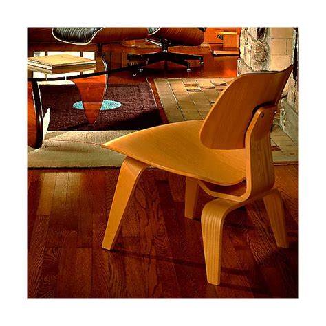 Herman Miller Eames Molded Plywood Lounge Chair With Wood Legs