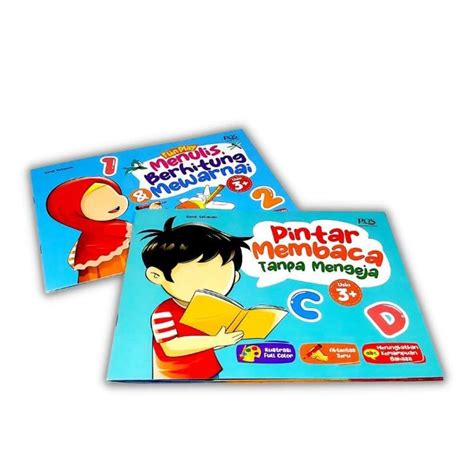 Jual Buku Anak Pintar Membaca Tanpa Mengeja Set 2 Jilid Pustaka Quran