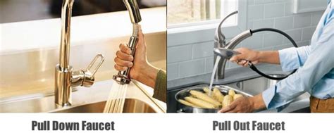 Wrapping up our kitchen faucet reviews is this model by wasserrhythm. Pull Down vs. Pull Out Kitchen Faucets: The Difference and ...