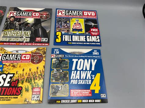 Vintage Pc Gamer Demo Disc Lot Of 12 Cds 2003 Call Of Duty