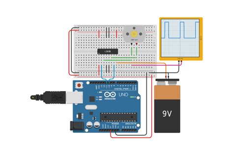 Circuit Design Control Pwm Motor Dc Con L293 Sin Enable Arduino