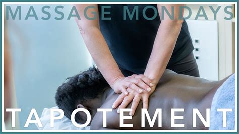 Massage Mondays Tapotement Sports Massage And Remedial Soft Tissue Therapy Youtube