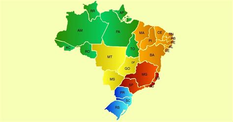 A Sigla Al No Mapa Do Brasil