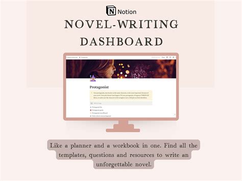 Notion Template For Authors Novel Outline Worldbuilding Etsy