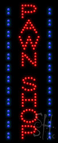 Pawn Shop Animated Led Sign Financial Led Signs Everything Neon