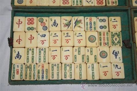 Un fantástico juego de estrategia que. Magnífico juego 'mahjong' chino - fichas de hue - Vendido ...