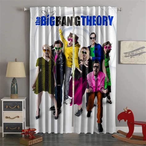 3d Printed Big Bang Theory Style Custom Living Room Curtains Custom