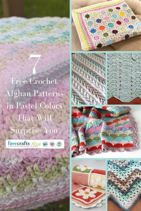The beauty of roses will be forever fresh when you wrap up in elegant afghans. 7 Free Crochet Afghan Patterns in Pastel Colors That Will ...