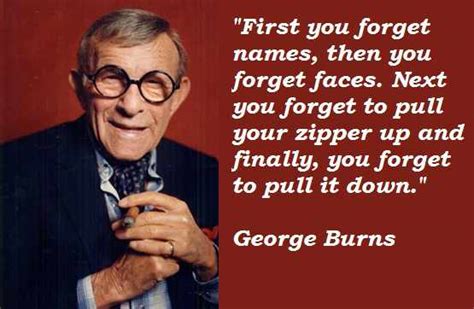 37 Famous Quotes By George Burns Page 2