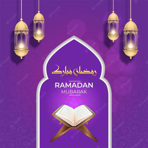 Premium Vector Realistic Ramadan Kareem Illustration Free Vector