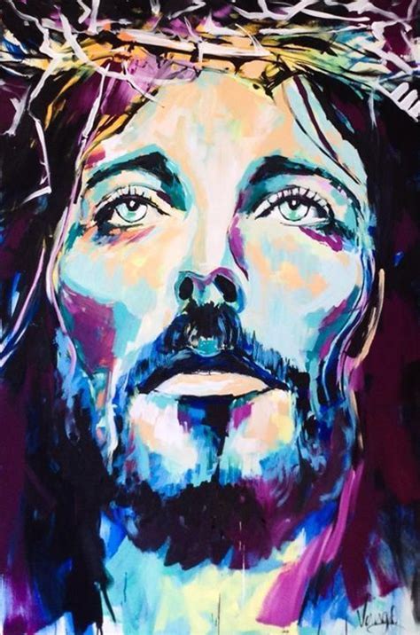 Modern Paintings Jesus Jesus Christ Abstract Art Jesus Christ Canvas