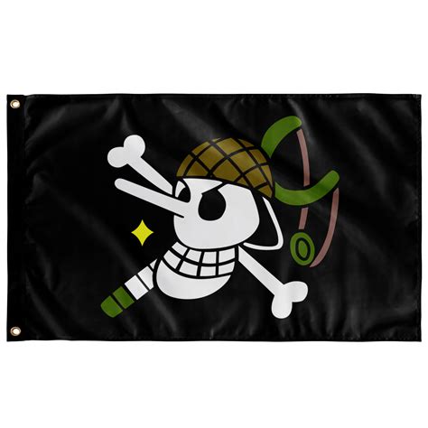 One Piece Usopps Jolly Roger Pirate Flag Pirate Flag Jolly Roger