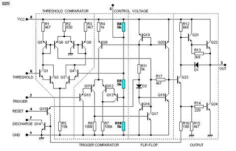 The 555 timer ic is an integrated circuit (chip) used in a variety of timer, delay, pulse generation, and oscillator applications. 555 Timer