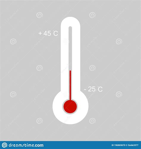 Termometro Apparecchiatura Termometrica Con Temperatura Calda O Fredda