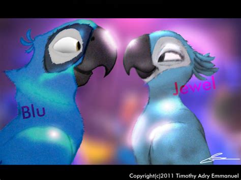 Blu And Jewel Love By Adry53 On Deviantart
