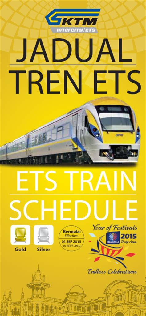 Easy cancellation easy and fast ticket booking. Jadual dan Harga Tiket ETS Terkini Bermula 1 September 2015