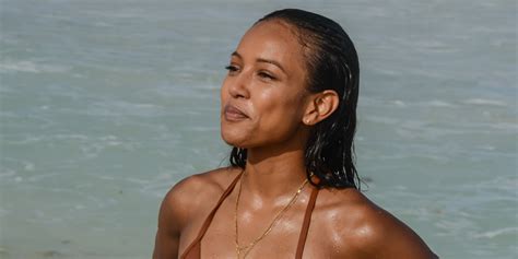 Karrueche Tran Looks Hot In A Bikini Celebrating Her Th Birthday In Cancun Bikini