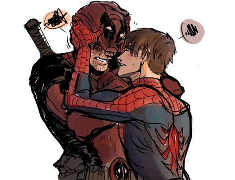 Deadpool X Spiderman Marvel Spiderman Marvel Avengers Marvel Fan Art