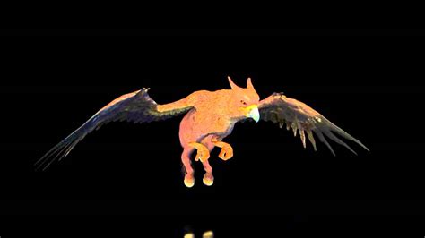 A Demonstration Of The Hippogriff Creature By Protofactor Ported To