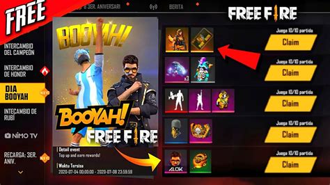 Booyah Day Event Rewards Free Fire Upcoming New Event And Update