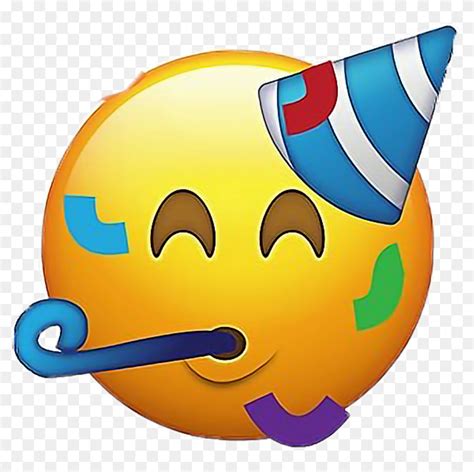 Celebration Emoji Png Birthday Emoji Png Transparent Png 1024x974