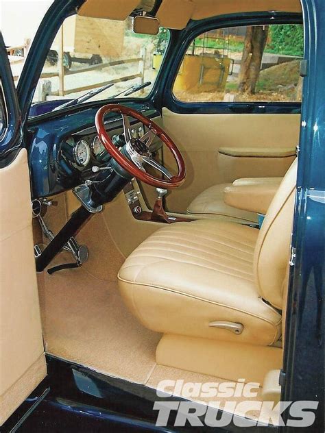 1950 Ford F1 Pickup Truck Interior View 1952 Ford Truck Old Ford