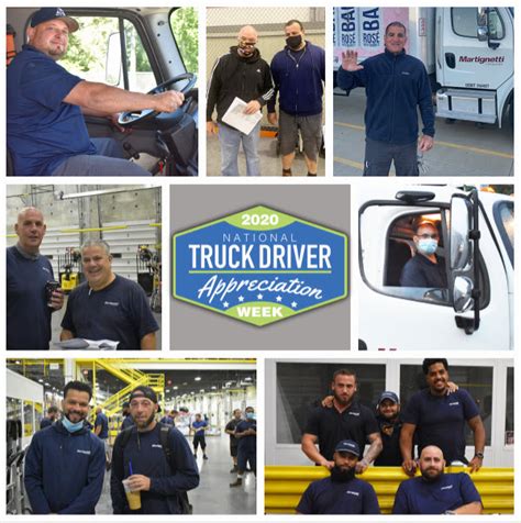 September 13th through 19th, 2020 is national truck driver appreciation week, a time for america to honor professional drivers for their hard work and sacrifice. MARTIGNETTI COMPANIES CELEBRATES NATIONAL TRUCK DRIVER ...