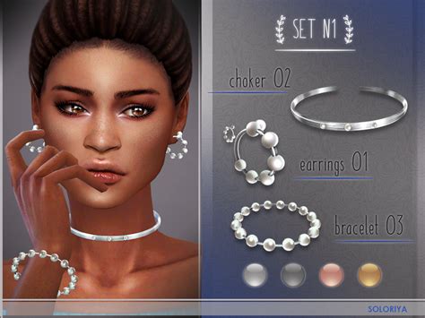 Soloriya Accessories Set N1 Sims 4 The Love 4 Cc Finds